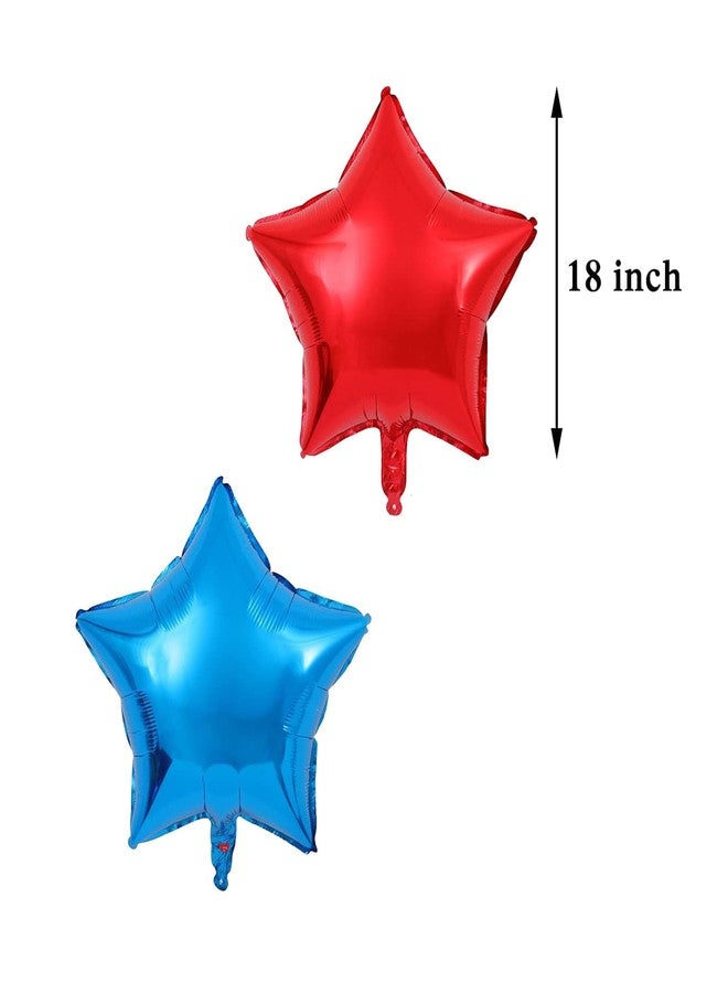 CSTYWC 7PCS Train Birthday Mylar Balloon Set Train Foil Balloons 18inch Star Foil Balloons for Train Themed Birthday Party Decorations Supplies - Image 2